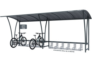 Přístřešek pro 12 kol CYKLO 2M