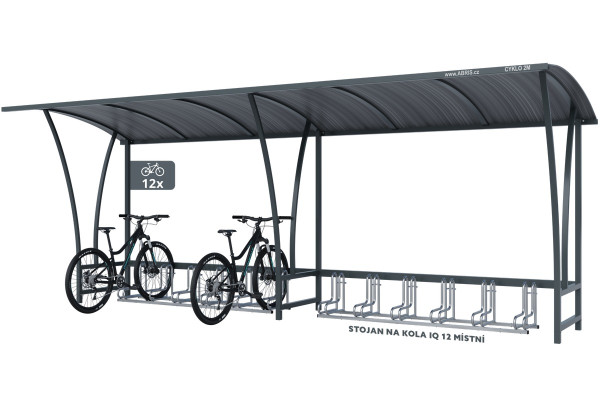 Přístřešek pro 12 kol CYKLO 2M