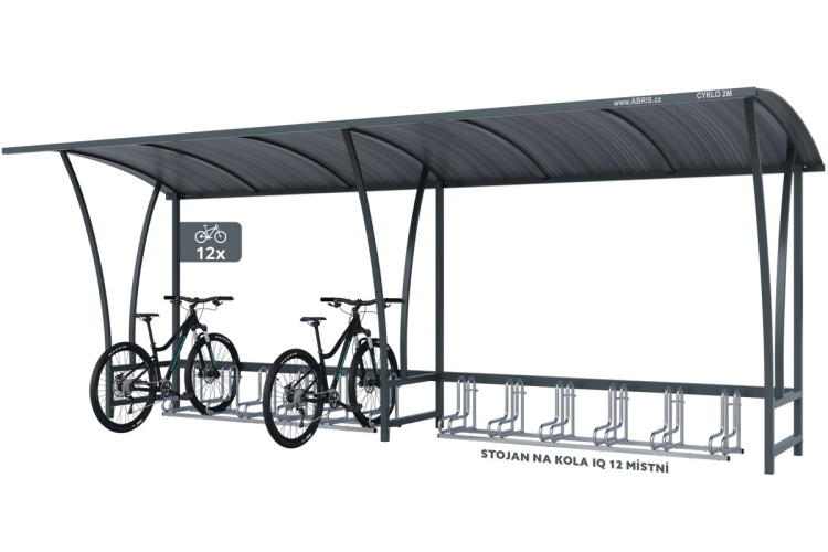 Přístřešek pro 12 kol CYKLO 2M