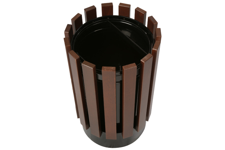 Odpadkový koš KO004, 60 Litrů, Palisandr