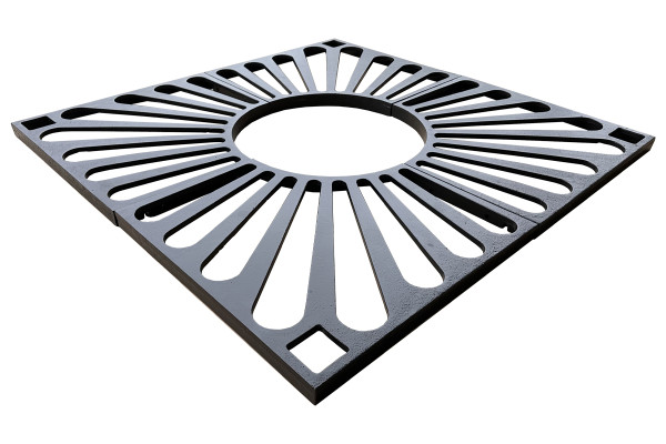 Stromová mříž Kovtec hranatá, 120x120cm