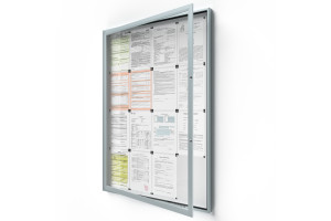 Uzamykatelná informační vitrína 16xA4 SIDE