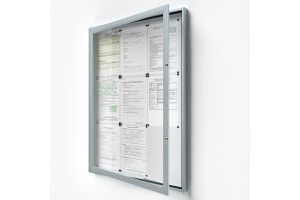 Uzamykatelná informační vitrína 9xA4 SIDE