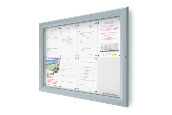 Venkovní informační vitrína V-SIDE60-8