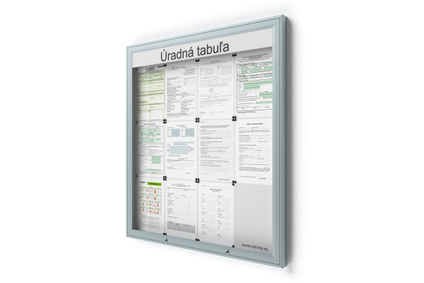 Uzamykatelná informační vitrína V-UP50N-12 Uzamykatelná informační vitrína V-UP50N-12