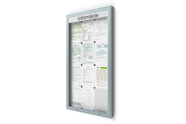 Uzamykatelná informační vitrína V-UP50N-12b