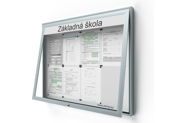 Uzamykatelná informační vitrína V-UP50N-8