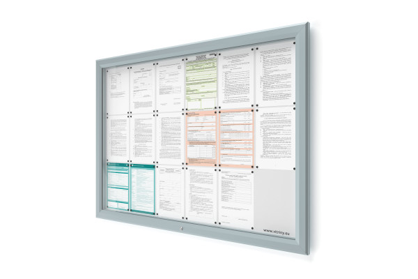 Venkovní informační vitrína V-UP60-18