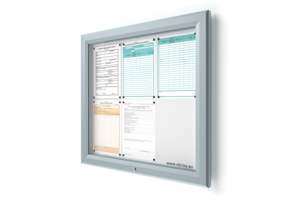 Venkovní informační vitrína V-UP60-6