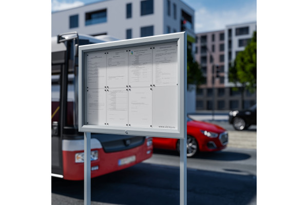 Sloupy pro vitríny pro zabetonování 2ks/bal