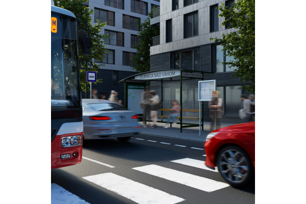 Sloupy pro vitríny pro zabetonování v barvě RAL 2ks/bal