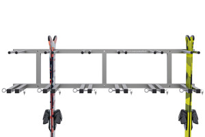 Držák na lyže, 12 místný, svislý, save space, uzamykací