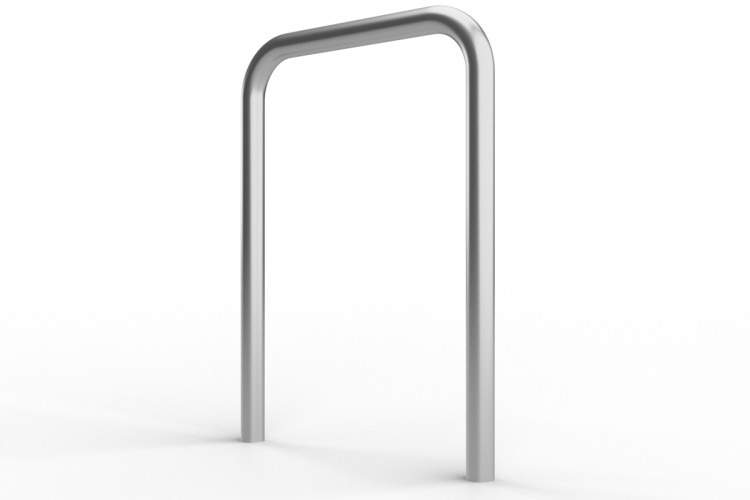 Cyklostojan U 80x80cm, Ø 48,3 mm, betonovat, pozinkovaný