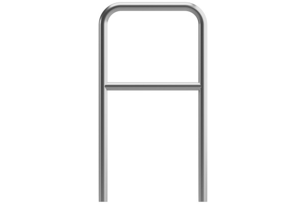 Cyklostojan U s příčkou 60x80cm, Ø 48,3 mm, betonovat, pozinkovaný