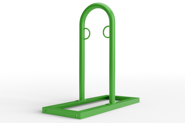 Cyklostojan U na základovém rámu, barevný Cyklostojan U na základovém rámu, barevný