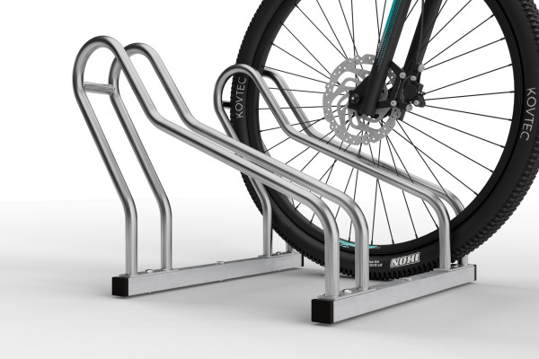 Stojan na dvě kola ALFA, nerezový