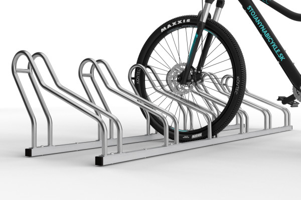 Stojan na kola 6 místný ALFA, nerezový