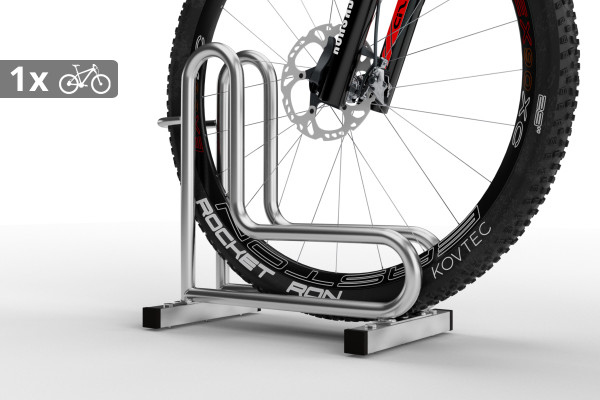 Stojan na kolo IQ 1 místný, pozinkovaný Stojan na kolo IQ 1 místný, pozinkovaný