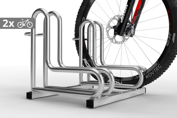 Stojan na kola IQ 2 místný, pozinkovaný Stojan na kola IQ 2 místný, pozinkovaný