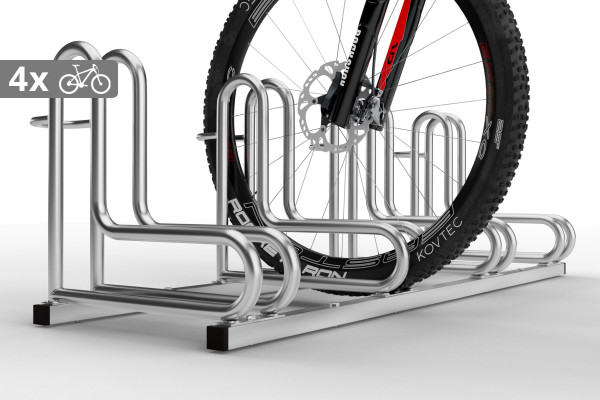 Stojan na kola IQ 4 místný, pozinkovaný Stojan na kola IQ 4 místný, pozinkovaný