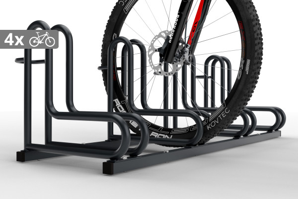 Stojan na kola IQ 4 místný, barevný Stojan na kola IQ 4 místný, barevný