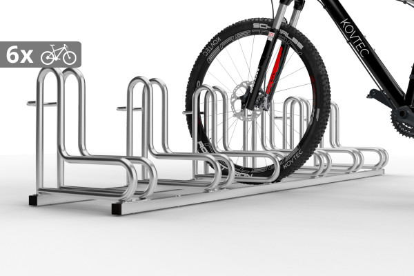 Stojan na kola IQ 6 místný, pozinkovaný