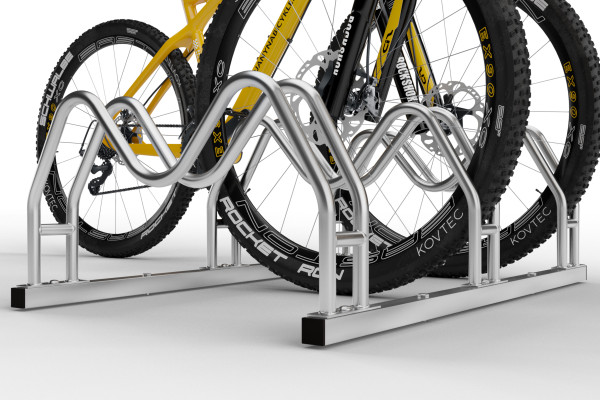 Oboustranný stojan na 3 kola MEGA, pozinkovaný