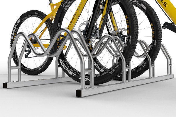 Oboustranný stojan na 4 kola MEGA, nerezový