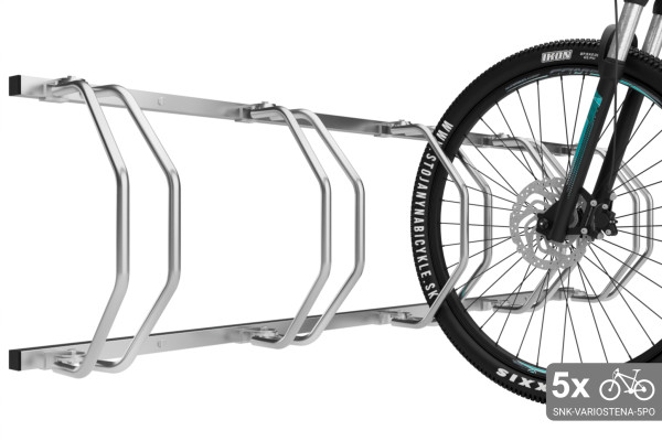 Stojan na 5 kol na zeď, pozinkovaný