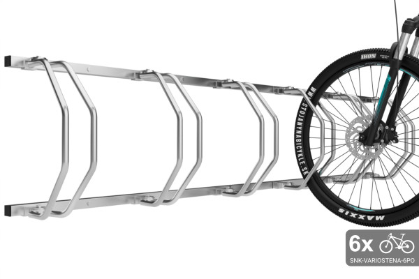 Stojan na 6 kol na zeď, pozinkovaný