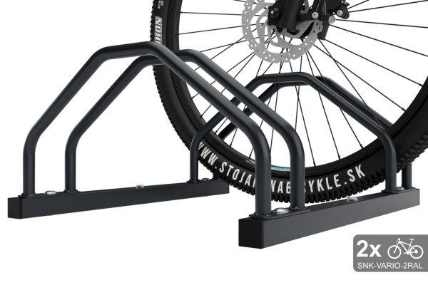 Oboustranný stojan na 2 kola VARIO 2 místný, barevný Oboustranný stojan na 2 kola VARIO 2 místný, barevný