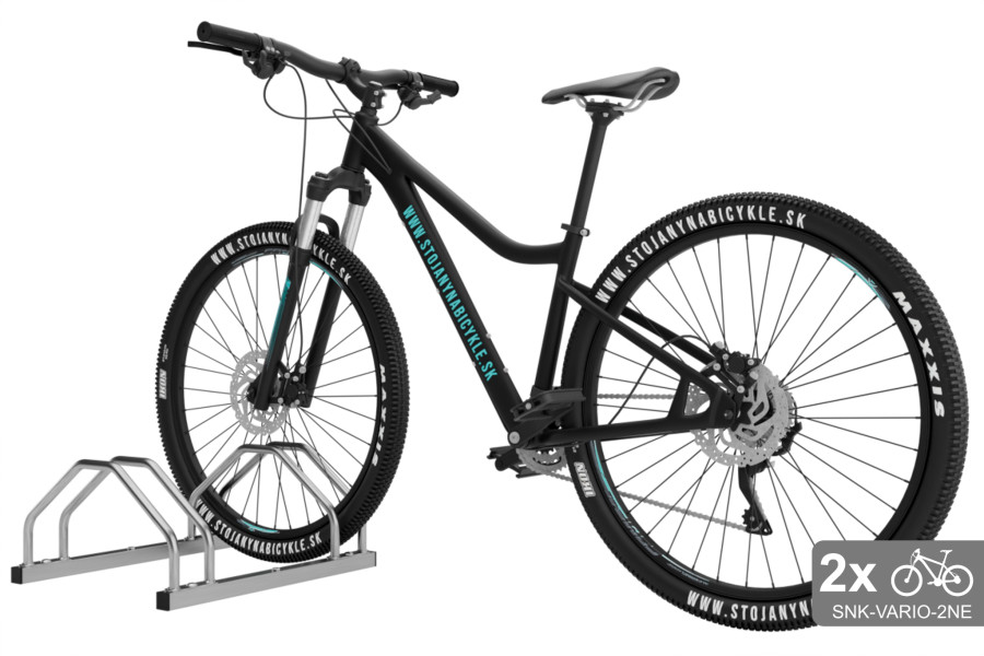 Oboustranný stojan na 3 kola VARIO 3 místný, nerezový