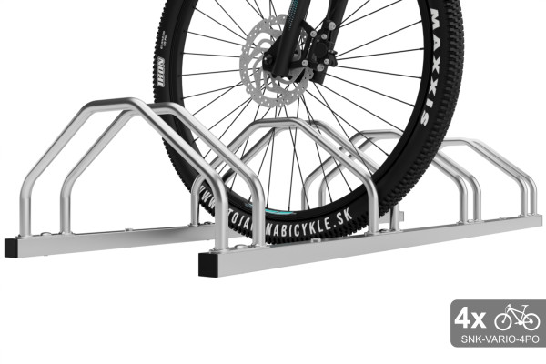 Oboustranný stojan na 4 kola, VARIO 4 místný, pozinkovaný Oboustranný stojan na 4 kola, VARIO 4 místný, pozinkovaný