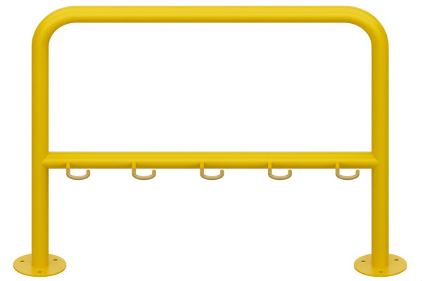 Stojan na koloběžky 5 místný, 100 cm, barevný